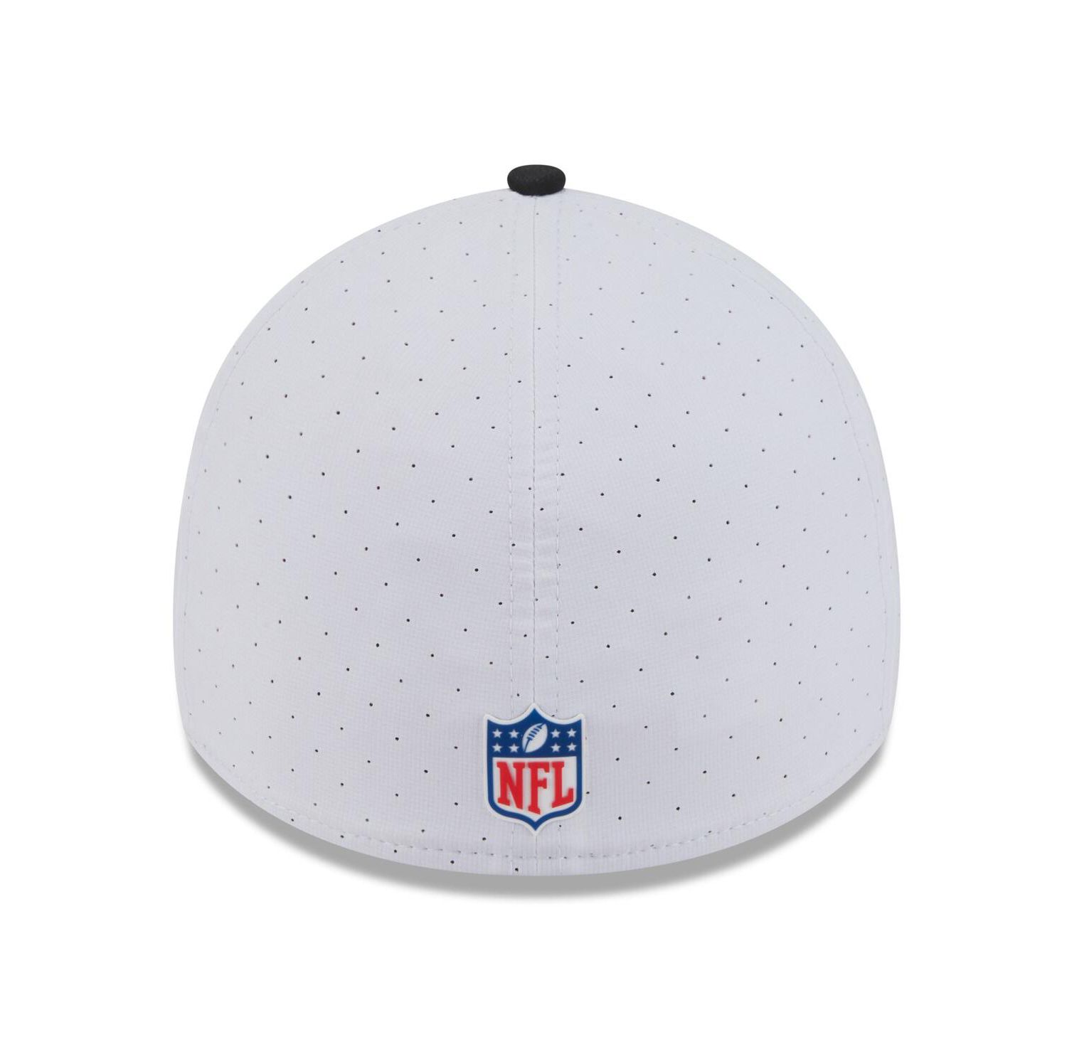 Men's White/Black New Orleans Saints 2025 NFL Training Camp 39THIRTY Flex Hat