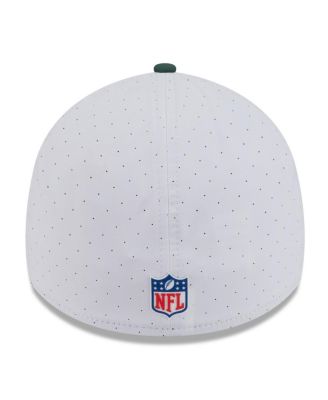 Men's White/Green Bay Packers 2025 NFL Training Camp 39THIRTY Flex Hat