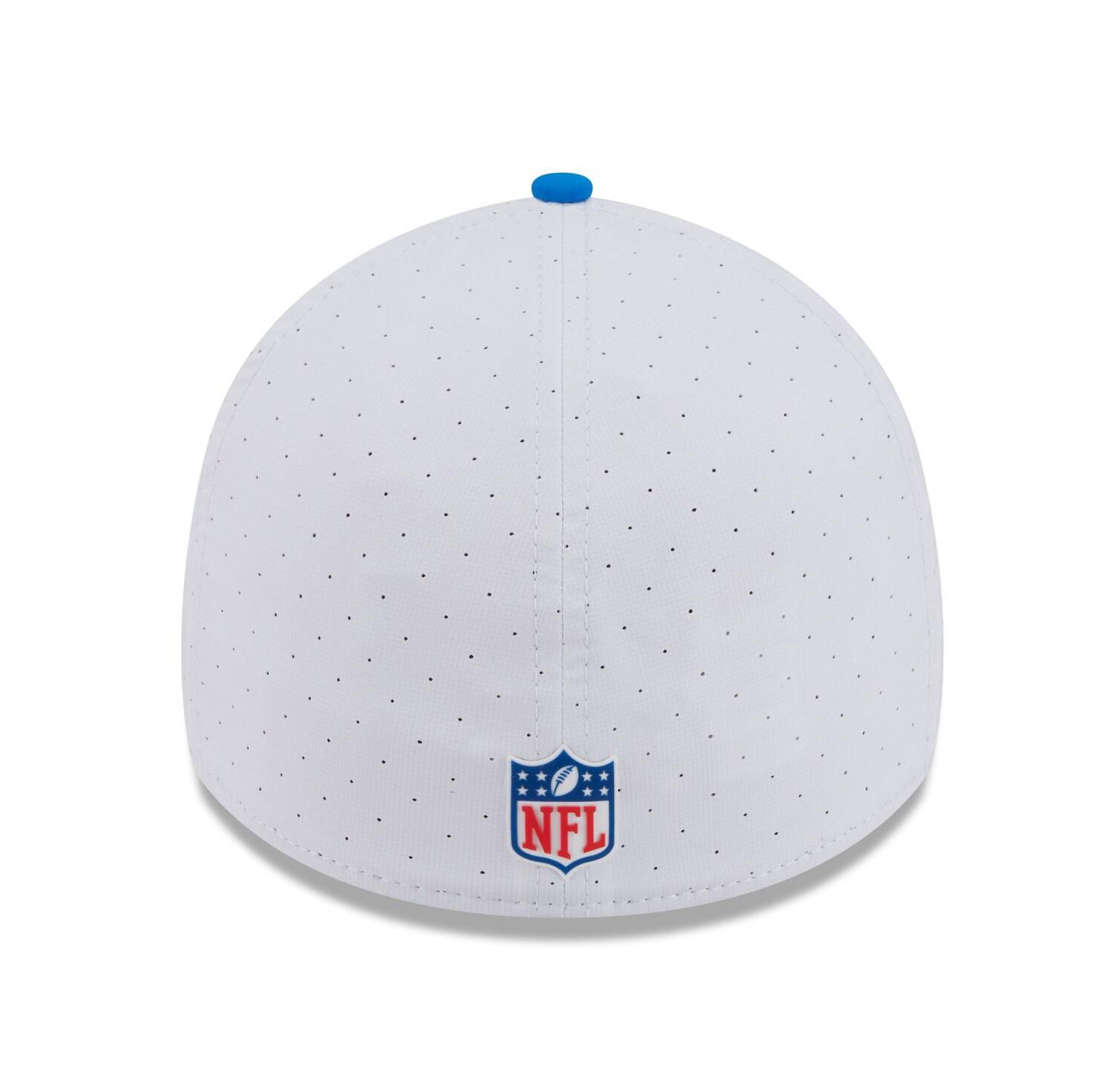 Men's White/Blue Detroit Lions 2025 NFL Training Camp 39THIRTY Flex Hat