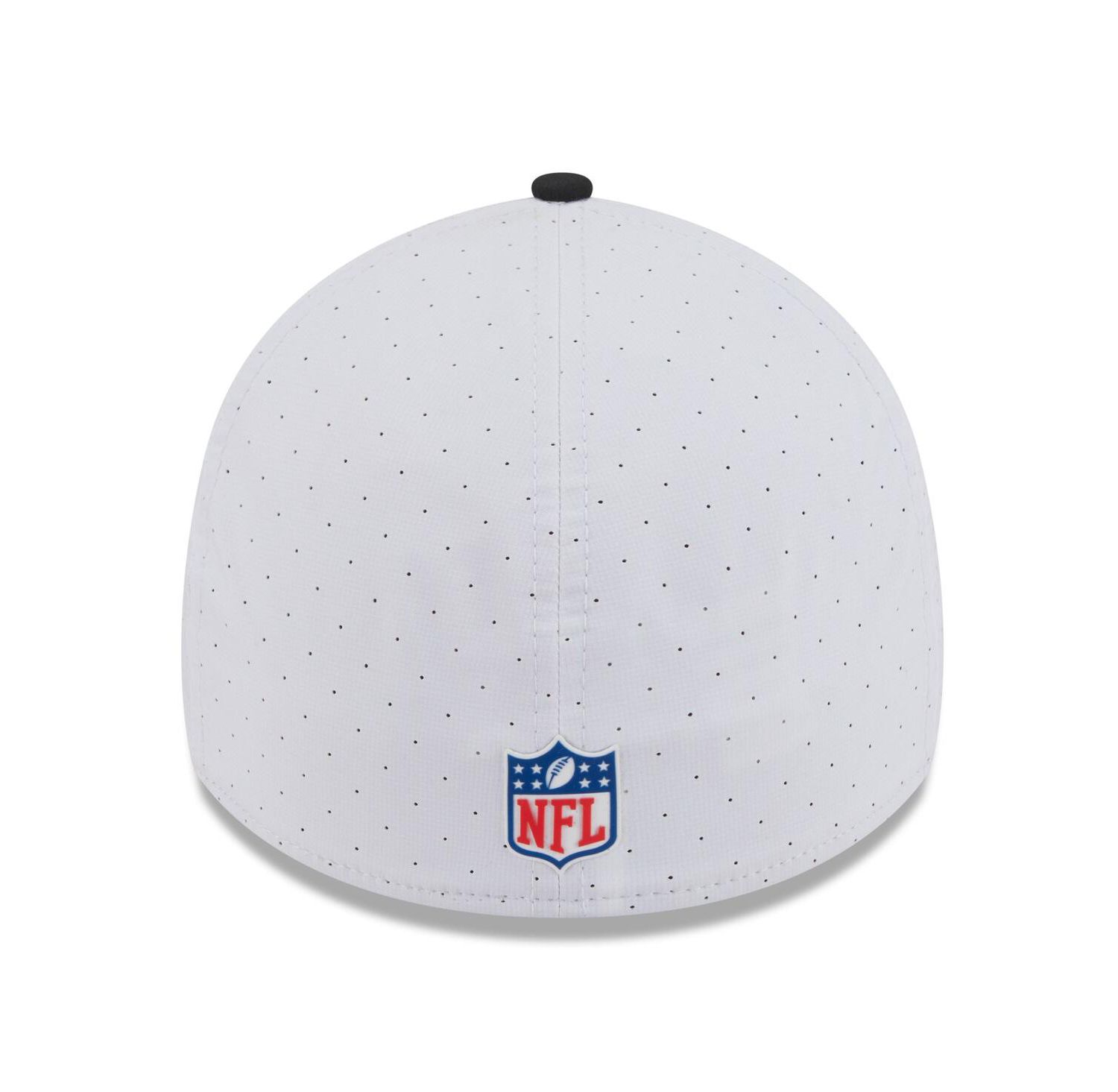 Men's White/Black Cincinnati Bengals 2025 NFL Training Camp 39THIRTY Flex Hat