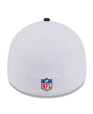 Men's White/Black Atlanta Falcons 2025 NFL Training Camp 39THIRTY Flex Hat