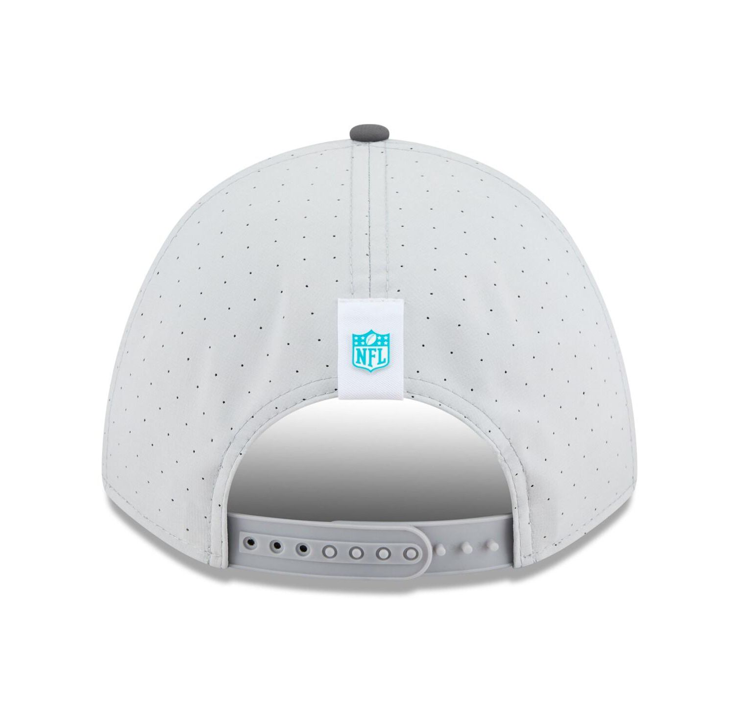 Men's Gray/Graphite Miami Dolphins 2025 NFL Training Camp A-Frame 9FORTY Adjustable Hat