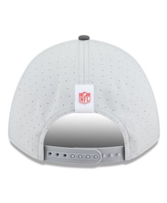 Men's Gray/Graphite Kansas City Chiefs 2025 NFL Training Camp A-Frame 9FORTY Adjustable Hat