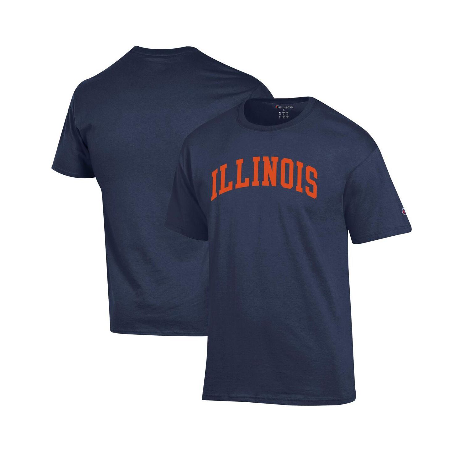 Men's Orange Illinois Fighting Illini Basic Arch T-Shirt
