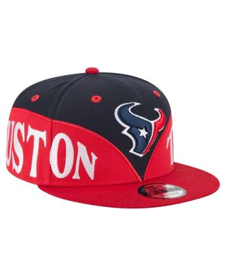 New Era - Men's Navy/Red Houston Texans Split 9FIFTY Snapback Hat