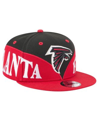 New Era - Men's Black/Red Atlanta Falcons Split 9FIFTY Snapback Hat