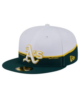 New Era - Men's Green/White Athletics Paint Stroke 59FIFTY&nbsp;Fitted Hat