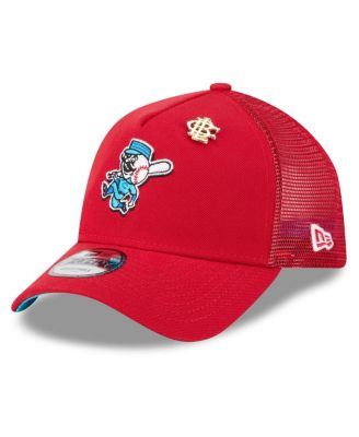 New Era - Men's Red Cincinnati Reds 2025 Big League Chew A-Frame 9FORTY Adjustable Trucker Hat