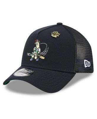 New Era - Men's Navy Atlanta Braves 2025 Big League Chew A-Frame 9FORTY Adjustable Trucker Hat