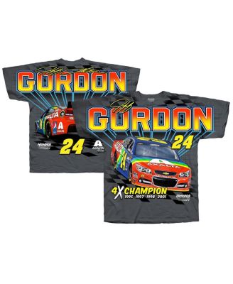 Hendrick Motorsports Team Collection - Men's Charcoal Jeff Gordon Four-Time Axalta Legend T-Shirt
