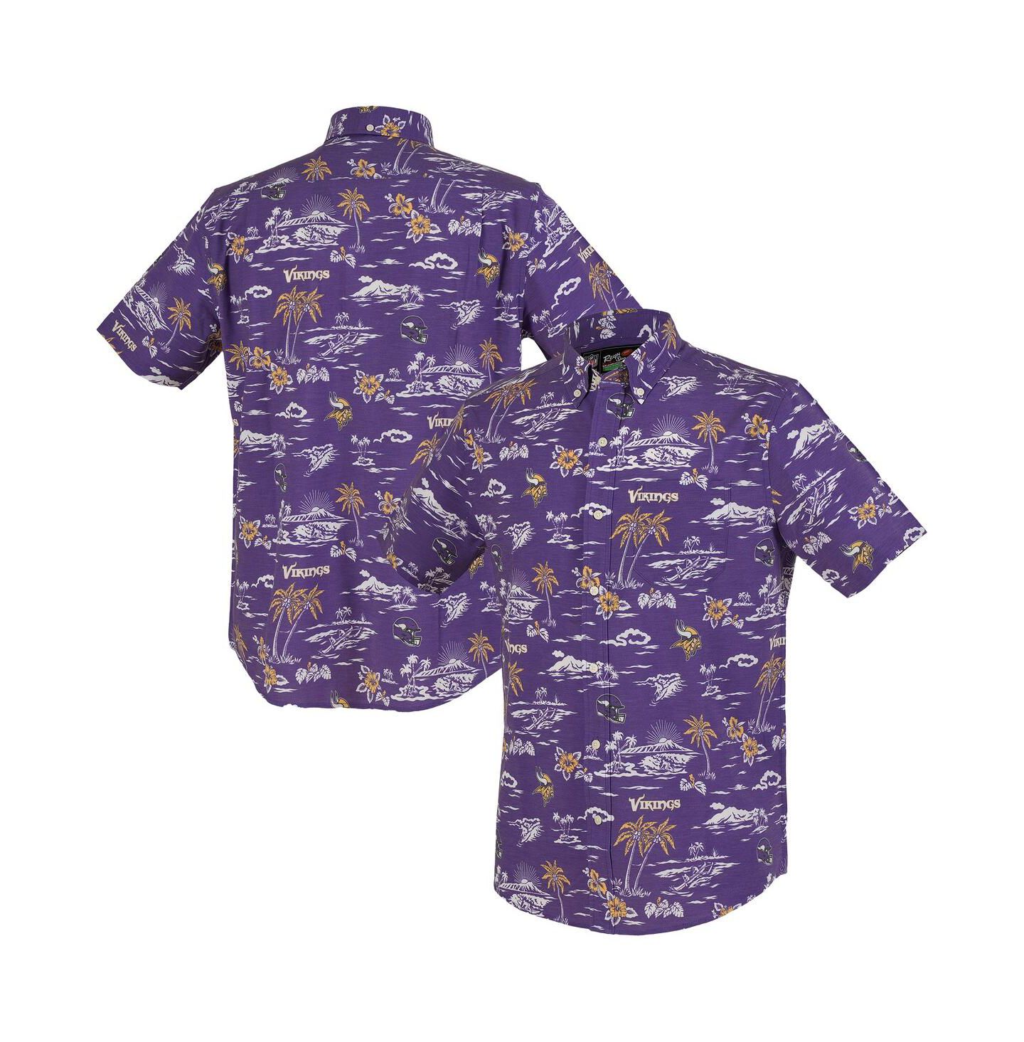 Мужская рубашка Reyn Spooner Purple Minnesota Vikings Kekai Performance Button-Down — фото 1