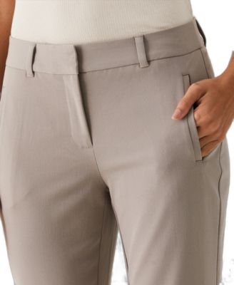 Petite Straight Leg Ankle Pants