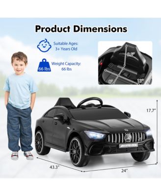 12V Kids Ride on Car w/Remote Rocking Function Transport Wheels Lights & Music