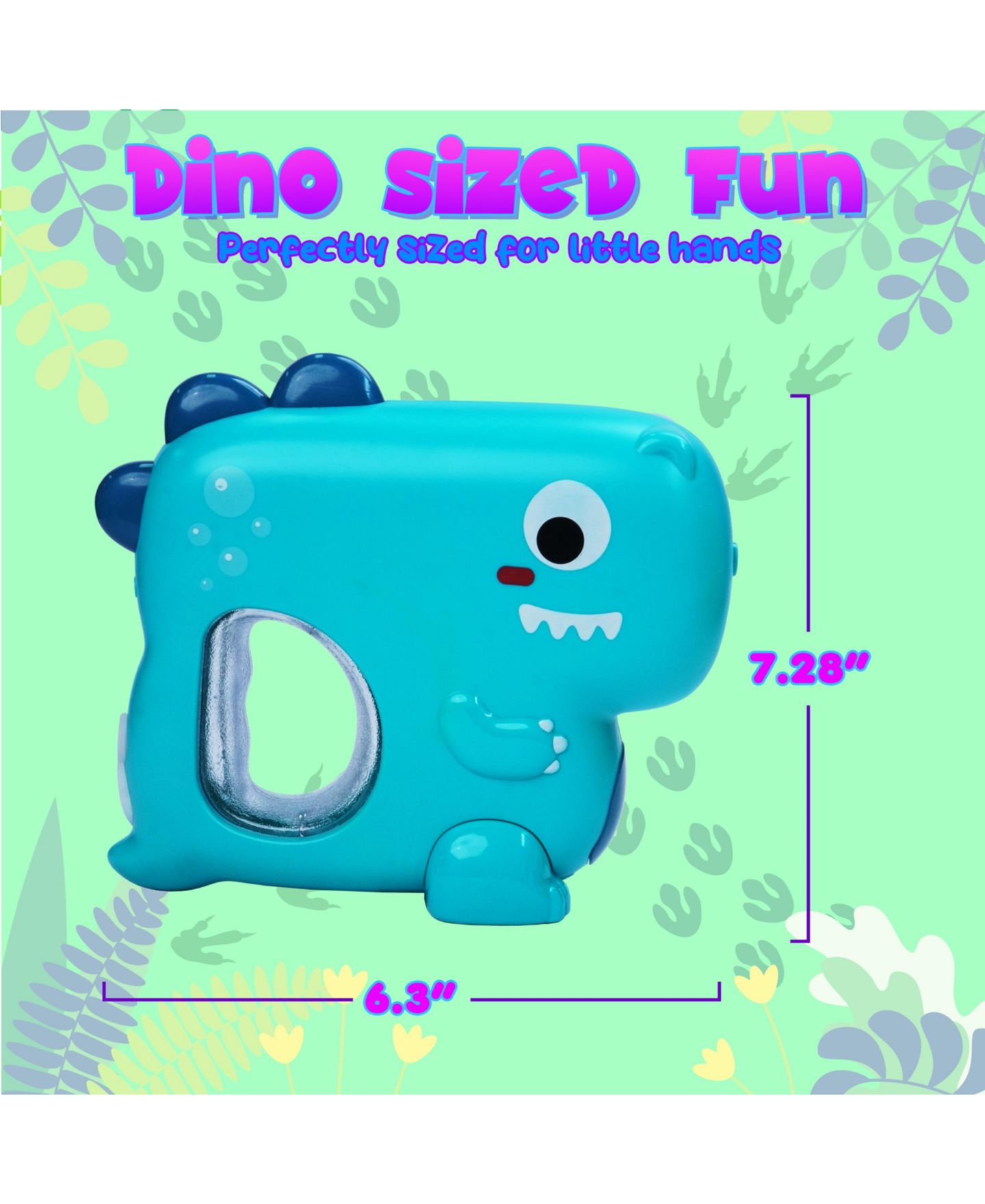 Детские игрушки USA Toyz Soak-A-Saurus T-Rex Electric Rechargeable Water Blasters, Ages 3+, 2-Pack — фото 4