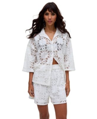Women's Shelli All Over Broderie Anglaise Shirt