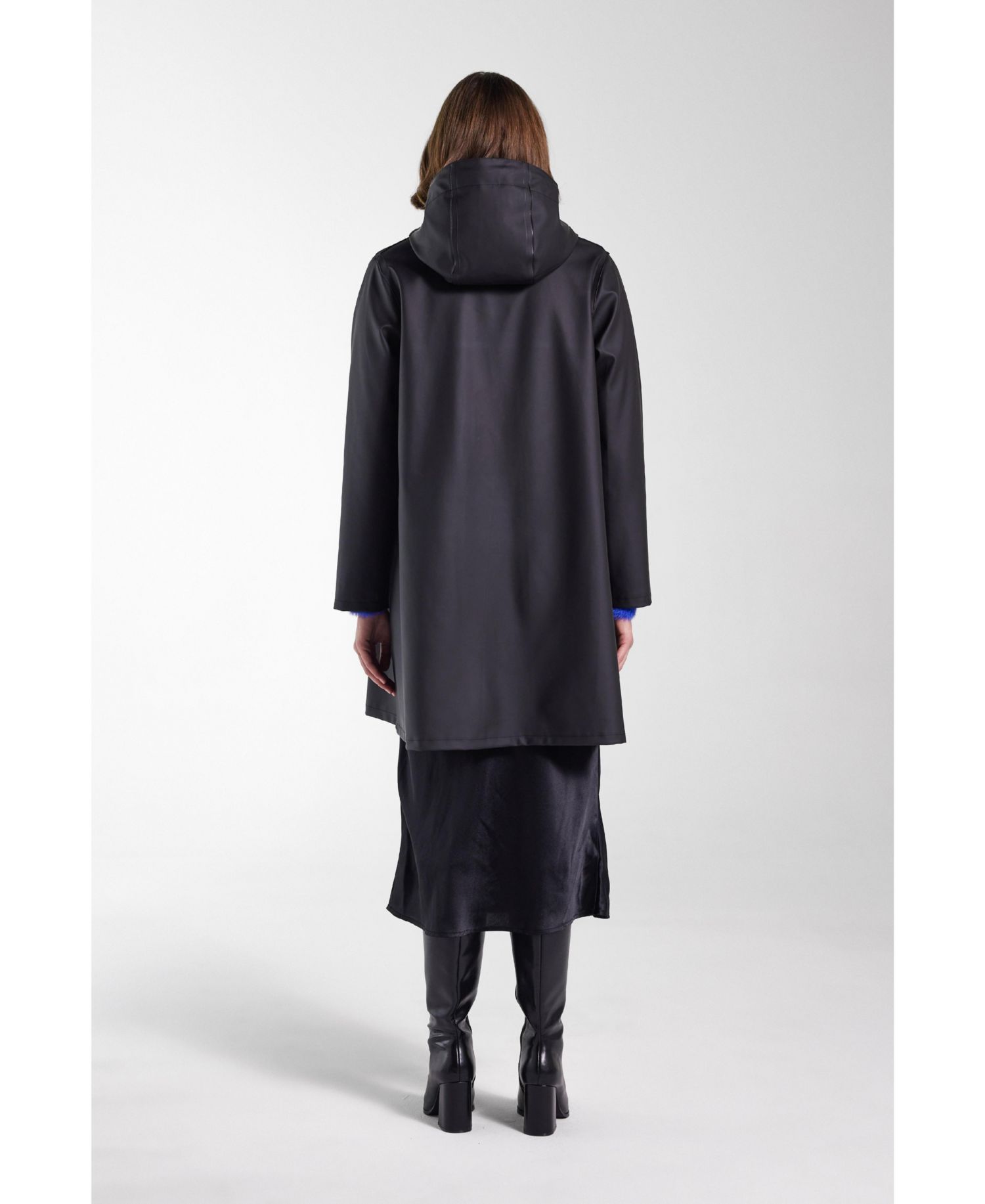 Mosebacke Hooded Long Sleeve Raincoat