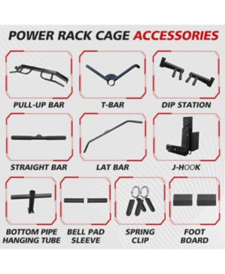 Power Cage with Cable Crossover & Attachments