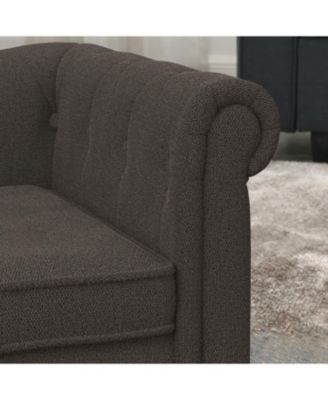 Elegant Elevated Dog Sofa Bed - Dark Brown