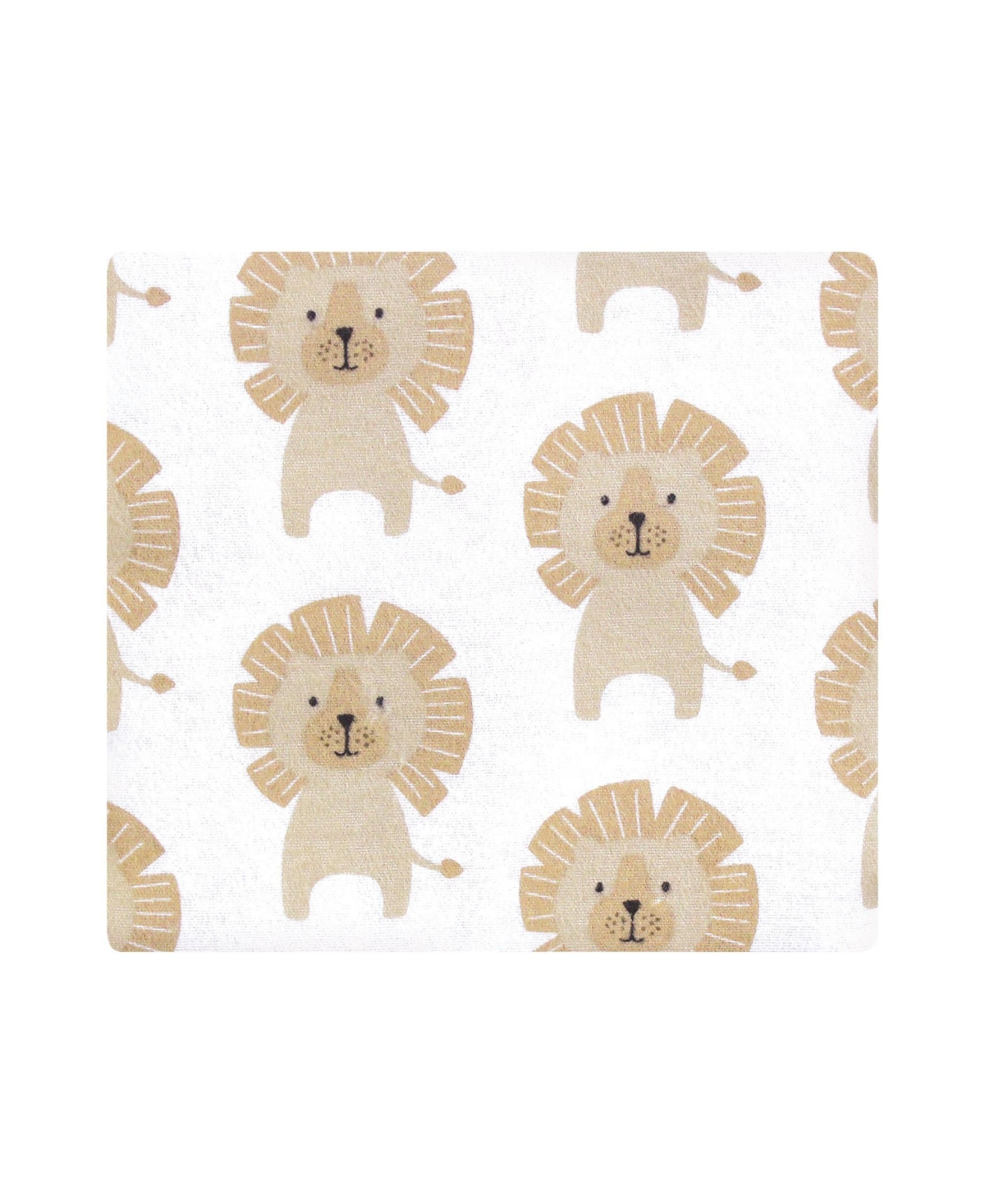 Hudson Baby Infant Boys Cotton Flannel Receiving Blankets 7pk, Modern Lion, One