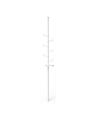 Adjustable Laundry Drying Rack - Tension Rod White
