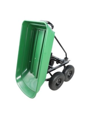 Folding Garden Dump Cart with 300 lb Capacity