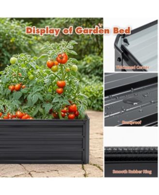 Metal Raised Garden Bed 4x3x1 ft