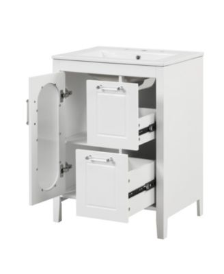 24" Bathroom Vanity with Sink & Drawers