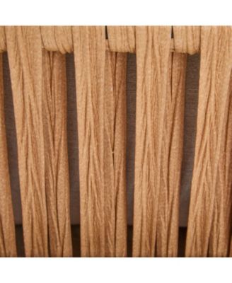 Rope & Wood Lounge Chair with Cushions