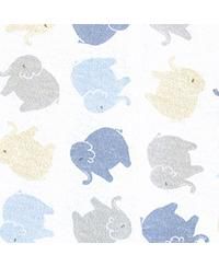 Ten-Piece Cotton-Poly Flannel Burp Cloth Set Blend