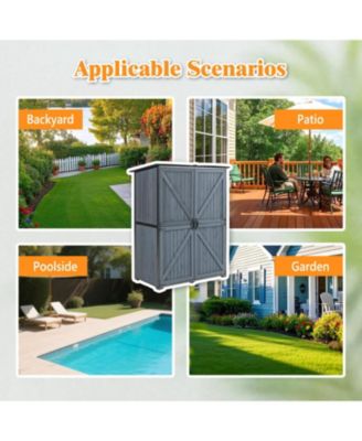 Outdoor Storage Cabinet - Blue Gray