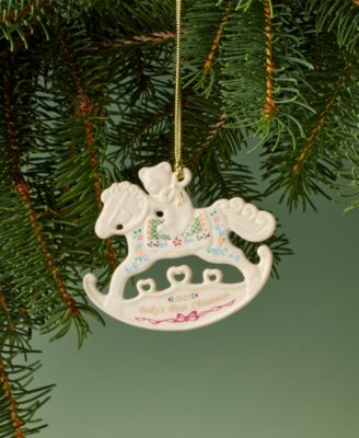 2025 Baby's 1st Christmas Rocking Horse Ornament