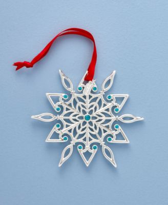 2025 Snow Majesty Silverplate Ornament, 21st Edition