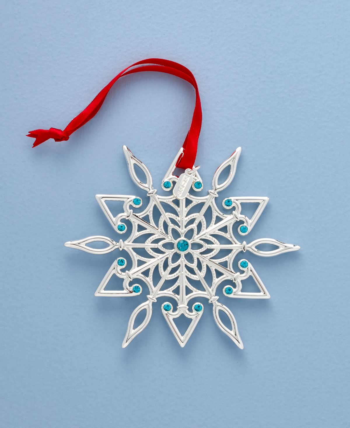 Lenox 2025 Snow Majesty Silverplate Ornament, 21st Edition In Silver