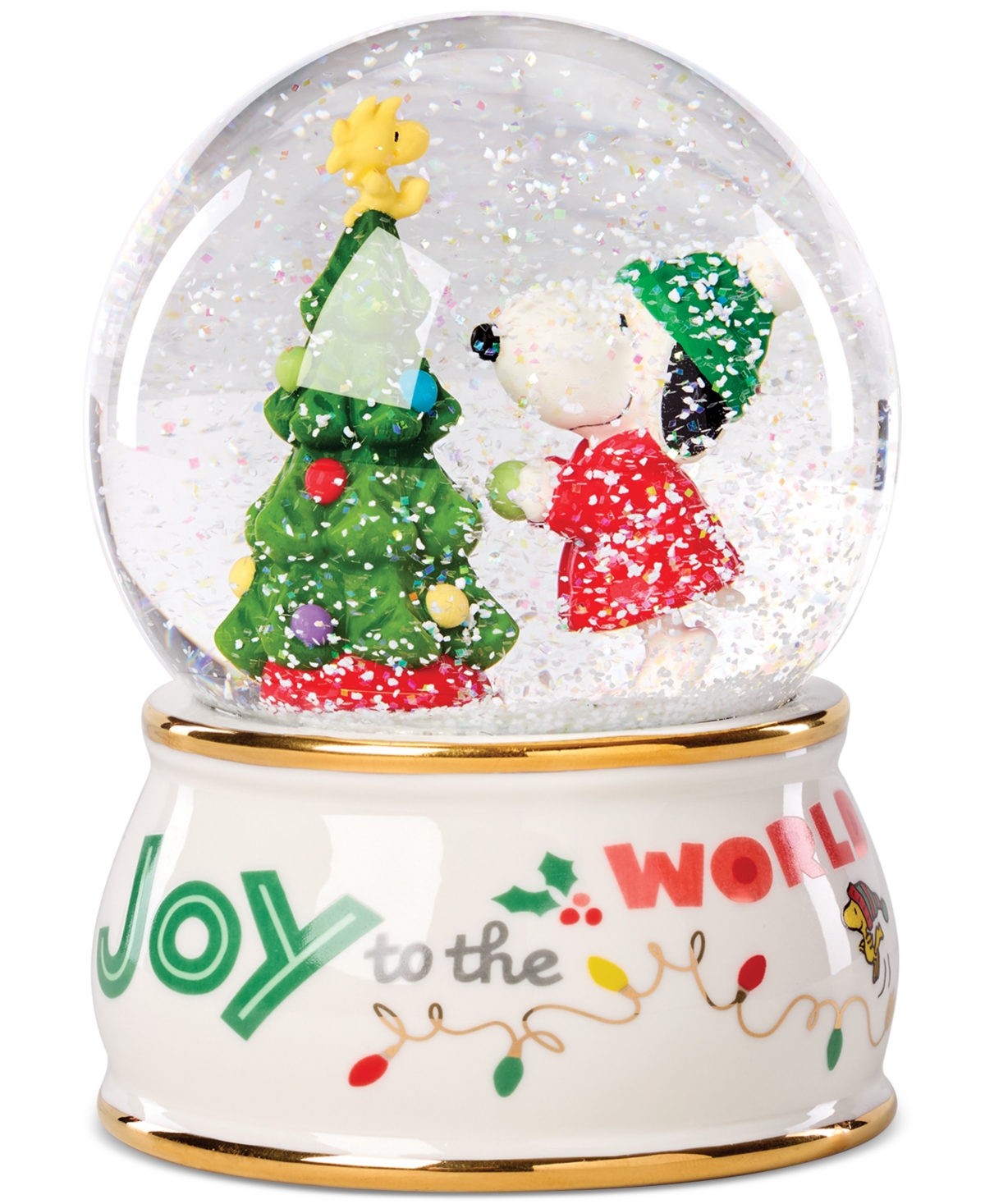 Lenox Snoopy Snow Globe In Multi