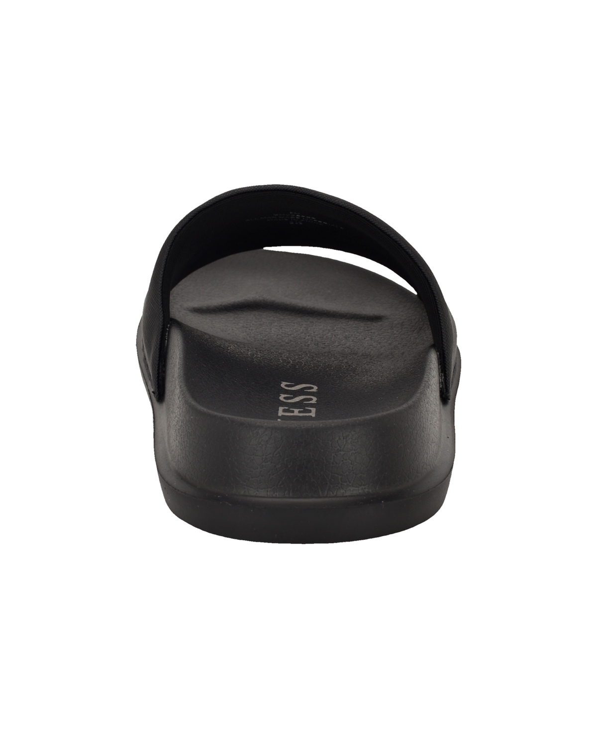 Guess Men's Vesper Branded Slip-on Fashion Slides In Black