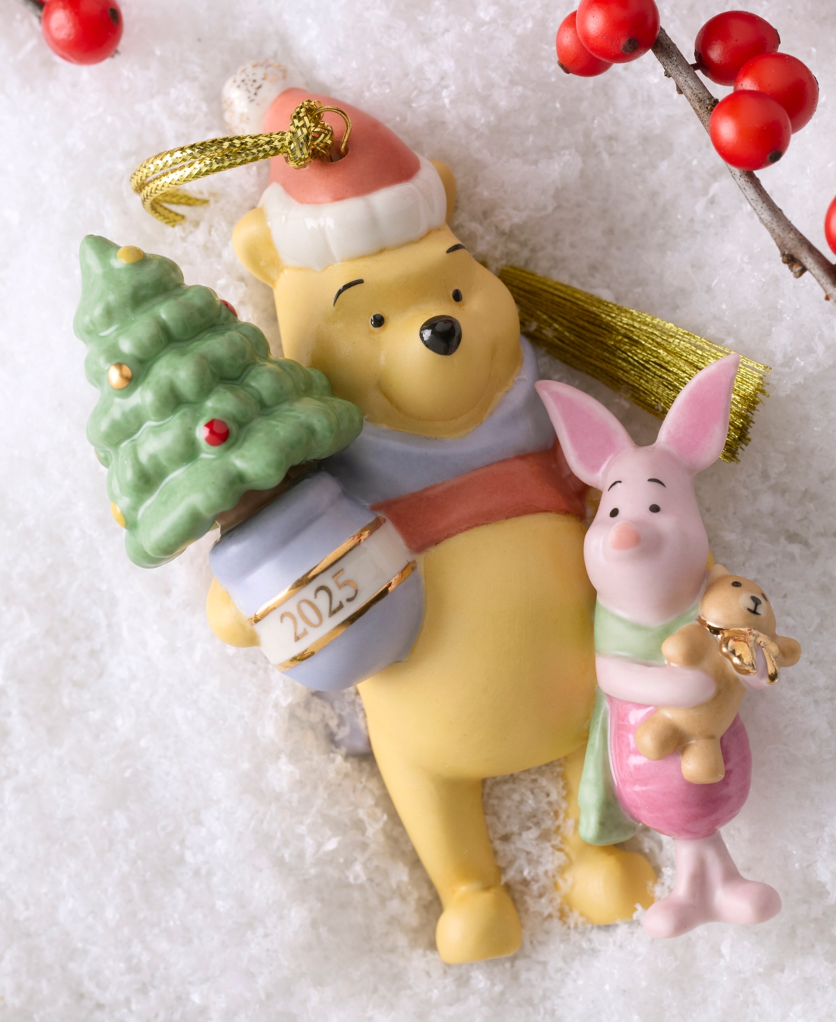 Lenox 2025 Winnie The Pooh & Piglet Ornament In Multi