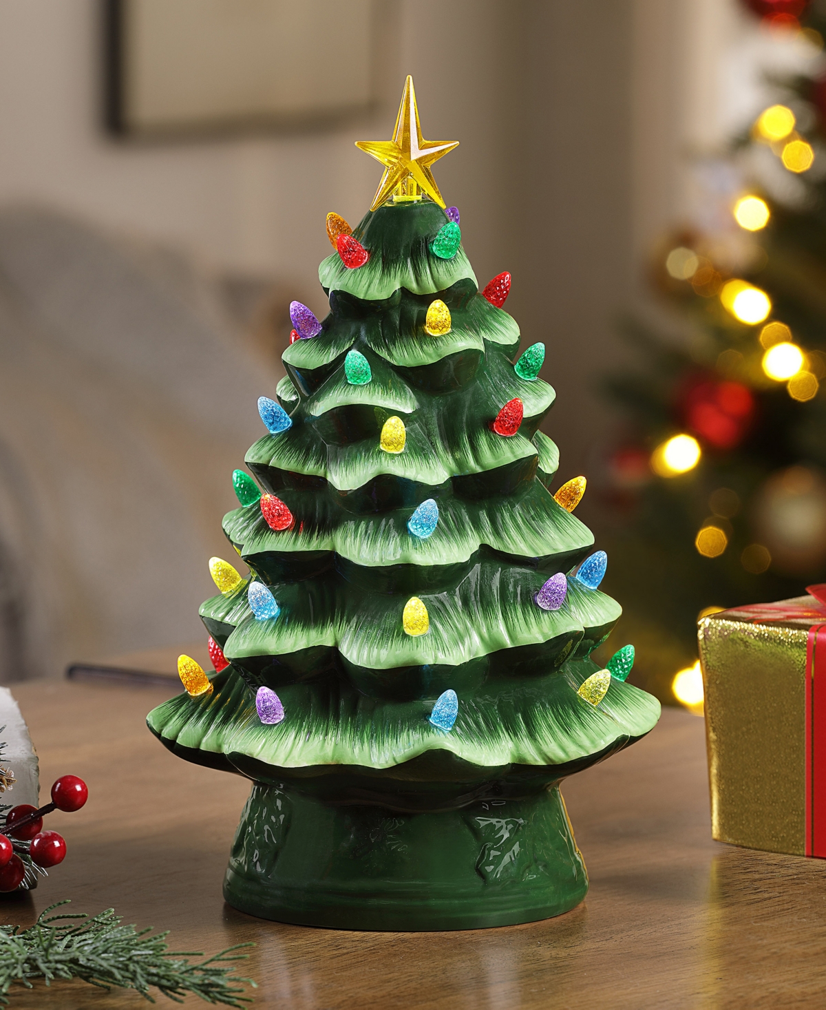 Mr. Christmas 12" Nostalgic Christmas Tree In Multi