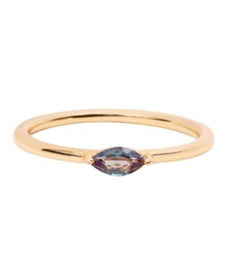 Marquise Birthstone Ring - September Sapphire - Alexandrite