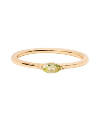 Marquise Birthstone Ring - September Sapphire - Peridot