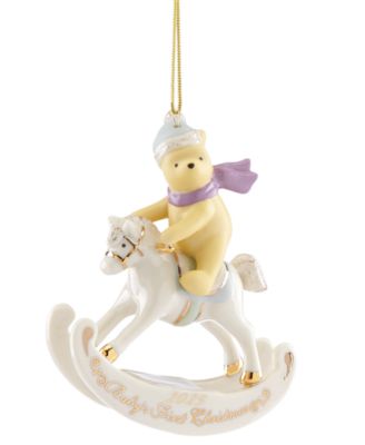 Lenox - 2025 Winnie the Pooh Baby's 1st Christmas Ornament