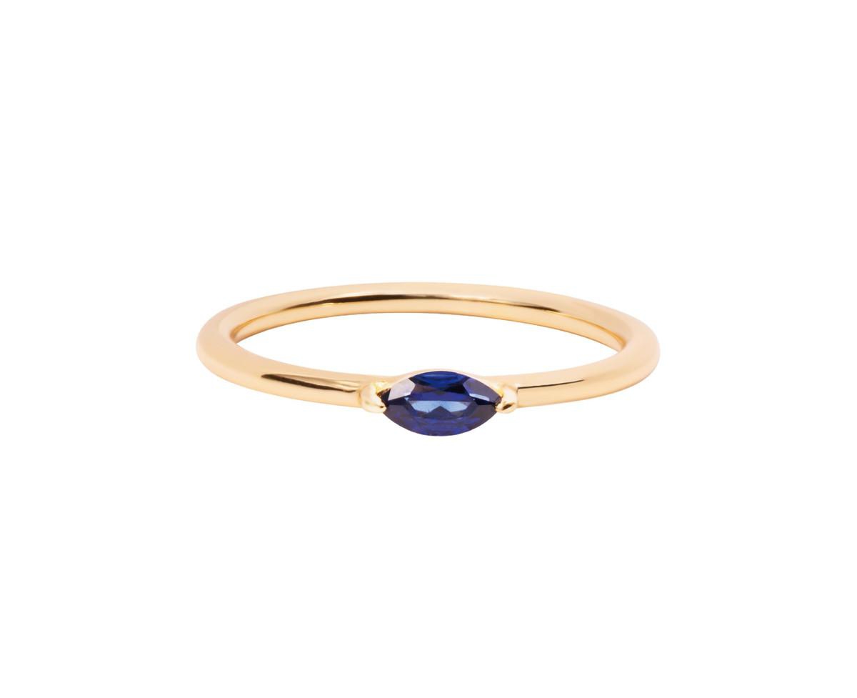 Marquise Birthstone Ring - September Sapphire - Sapphire
