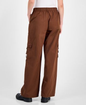 Juniors' Drawstring Cargo Utility Pants