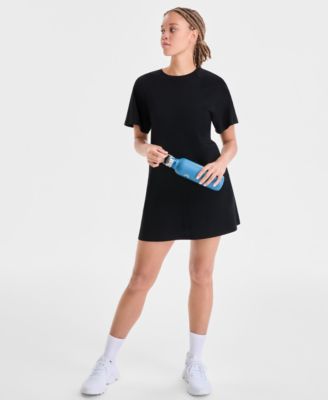 ID Ideology - Women's Relaxed Crewneck Short-Sleeve T-Shirt Dress