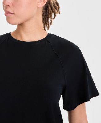 Women's Relaxed Crewneck Short-Sleeve T-Shirt Dress, Macy's Exclusive 