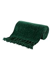 Fringe Tassels Chenille Throw, 50" x 60"