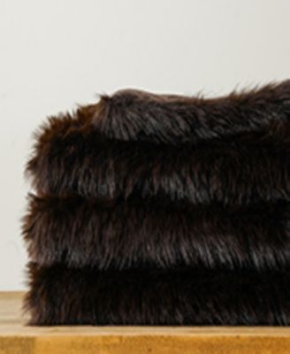 Lifestyle Faux Fur Throw, 60" x 80"