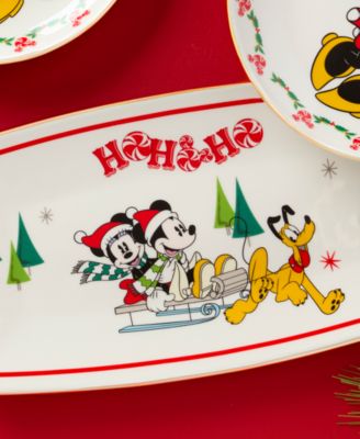 Disney Holiday Porcelain Hors D'oeuvre Tray