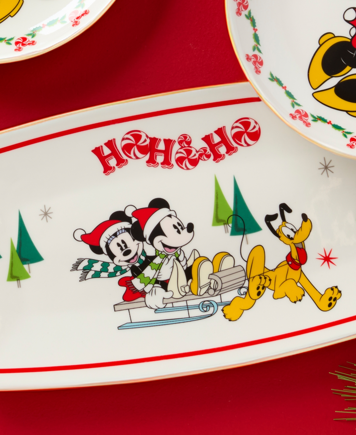 Lenox Disney Holiday Porcelain Hors D'oeuvre Tray