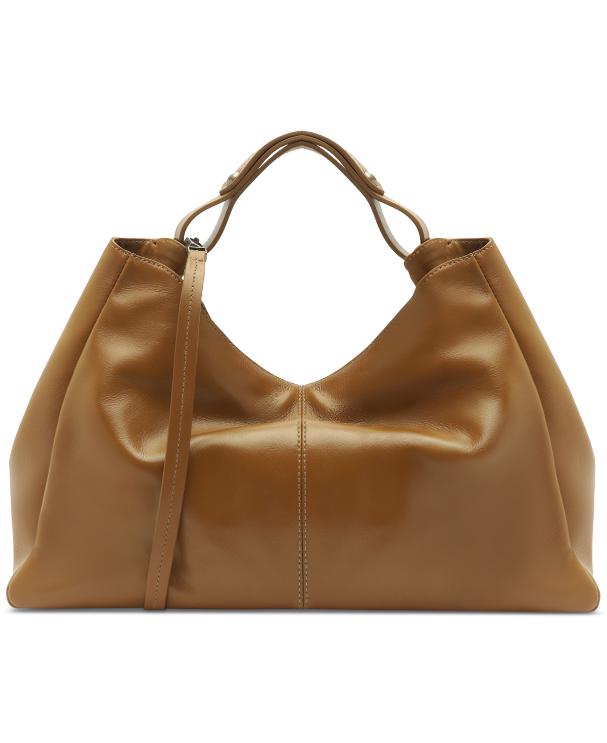 Arezzo Owen Medium Suede Tote In Brown