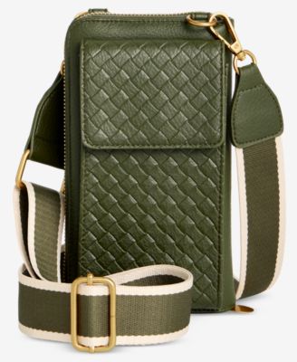 Style & Co - Mini Woven Phone Crossbody